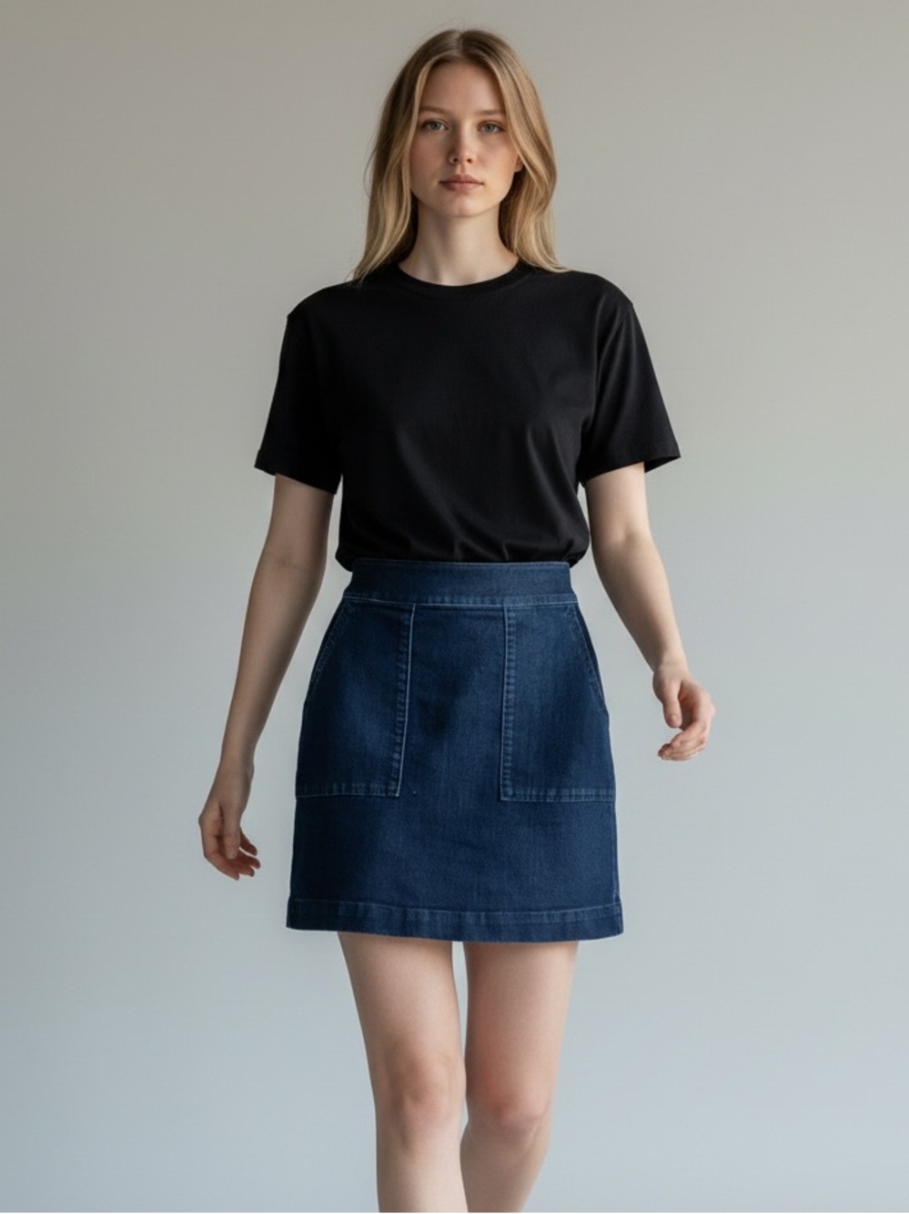 Loft Jean Skirt Size 4